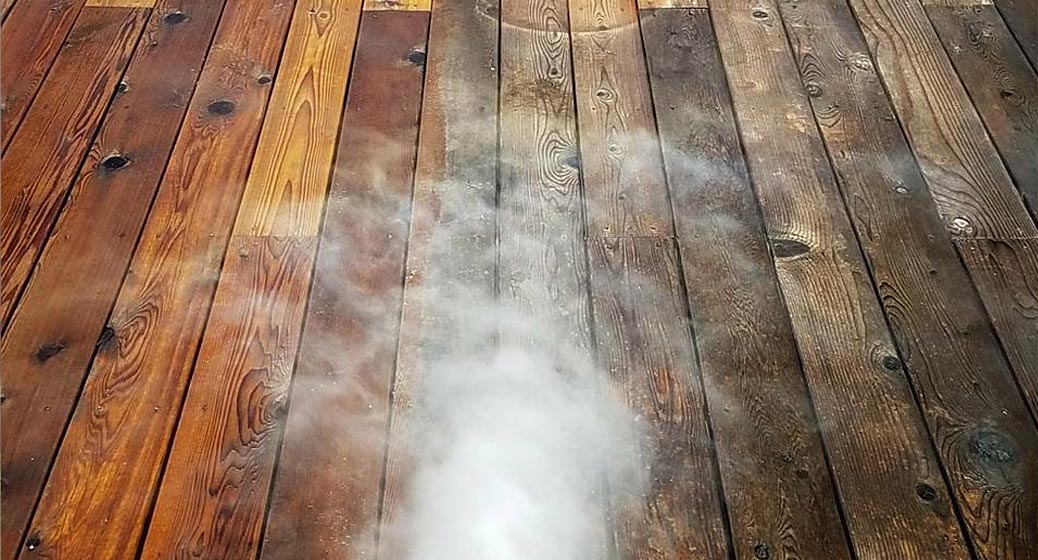 Deck Pressure Washing