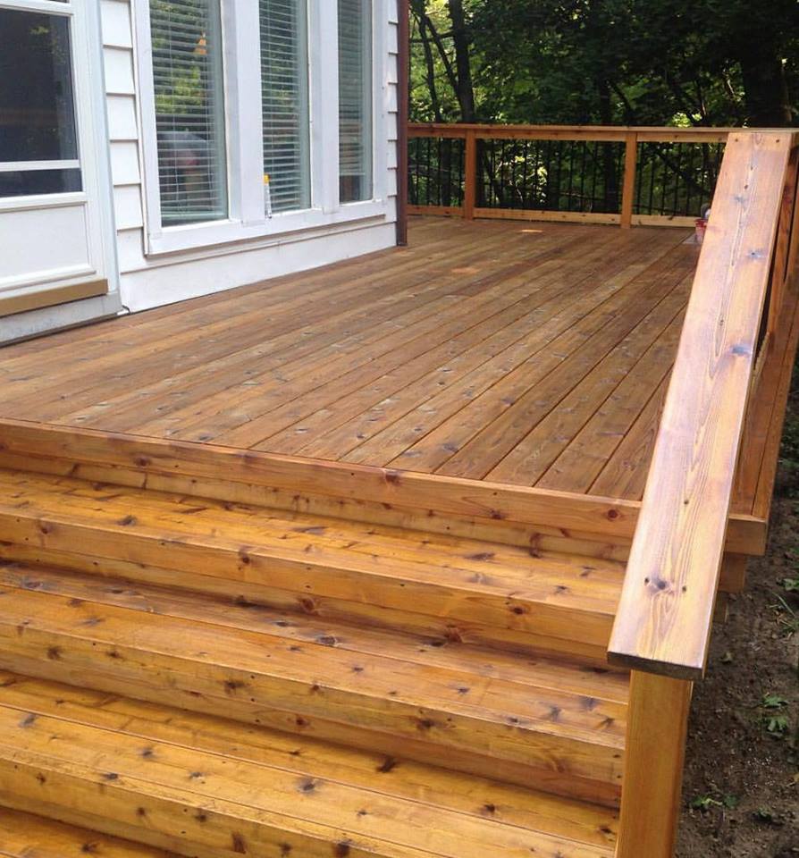Deck and Fence Staining Photos Aaron